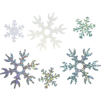 Paljetter Snöflinga mix 30g