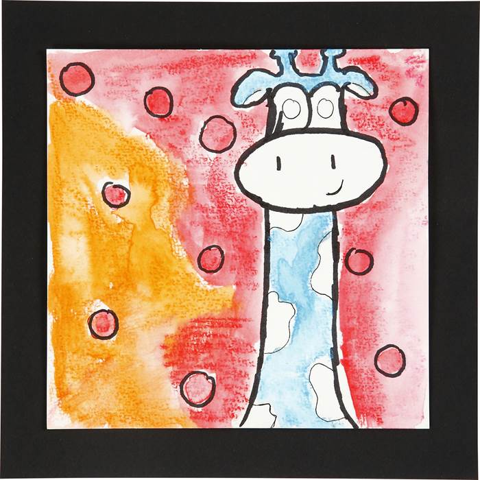 Akvarellpapper 12x12cm 100/fp - 8