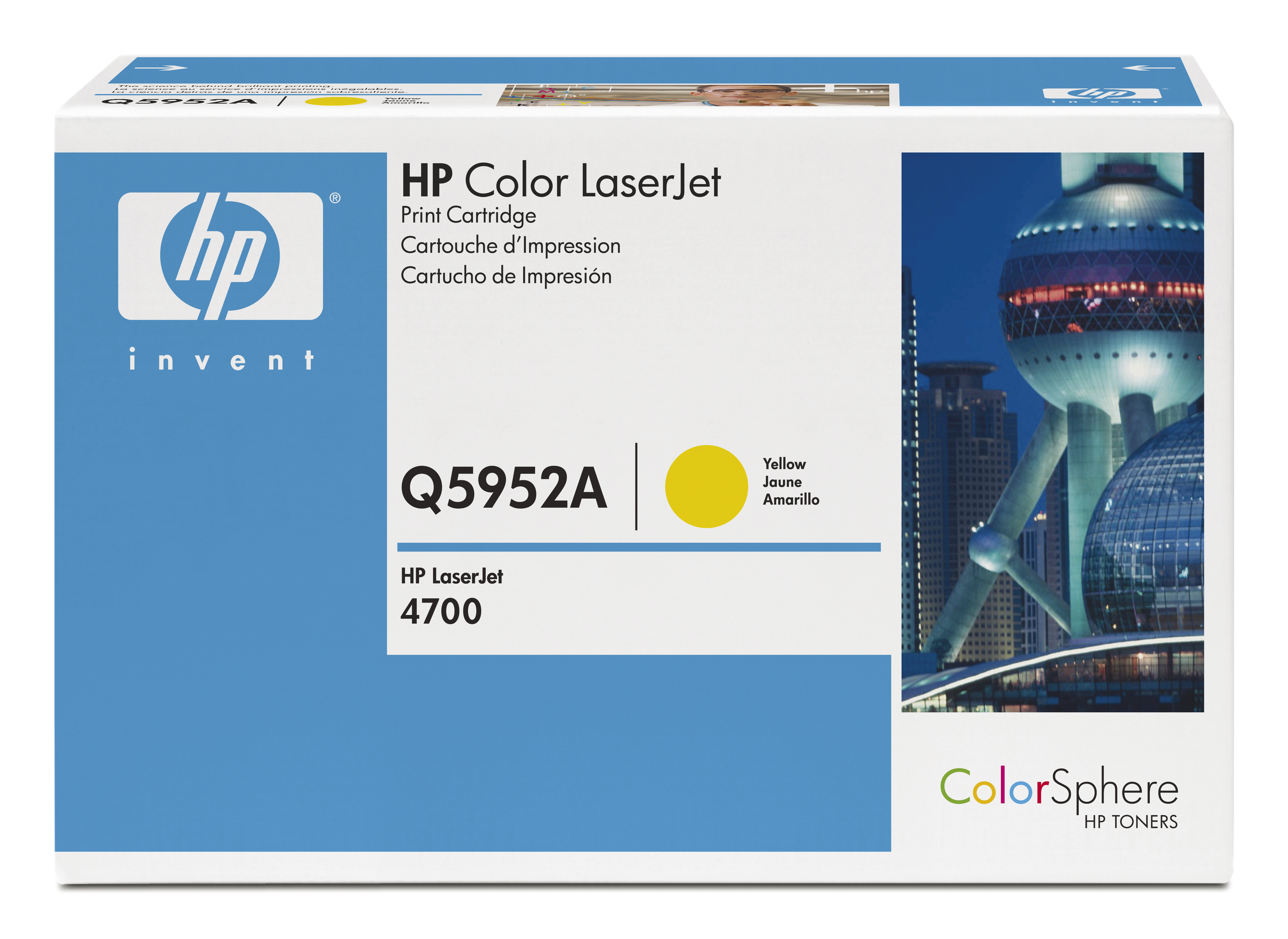Toner HP 643A 10k gul
