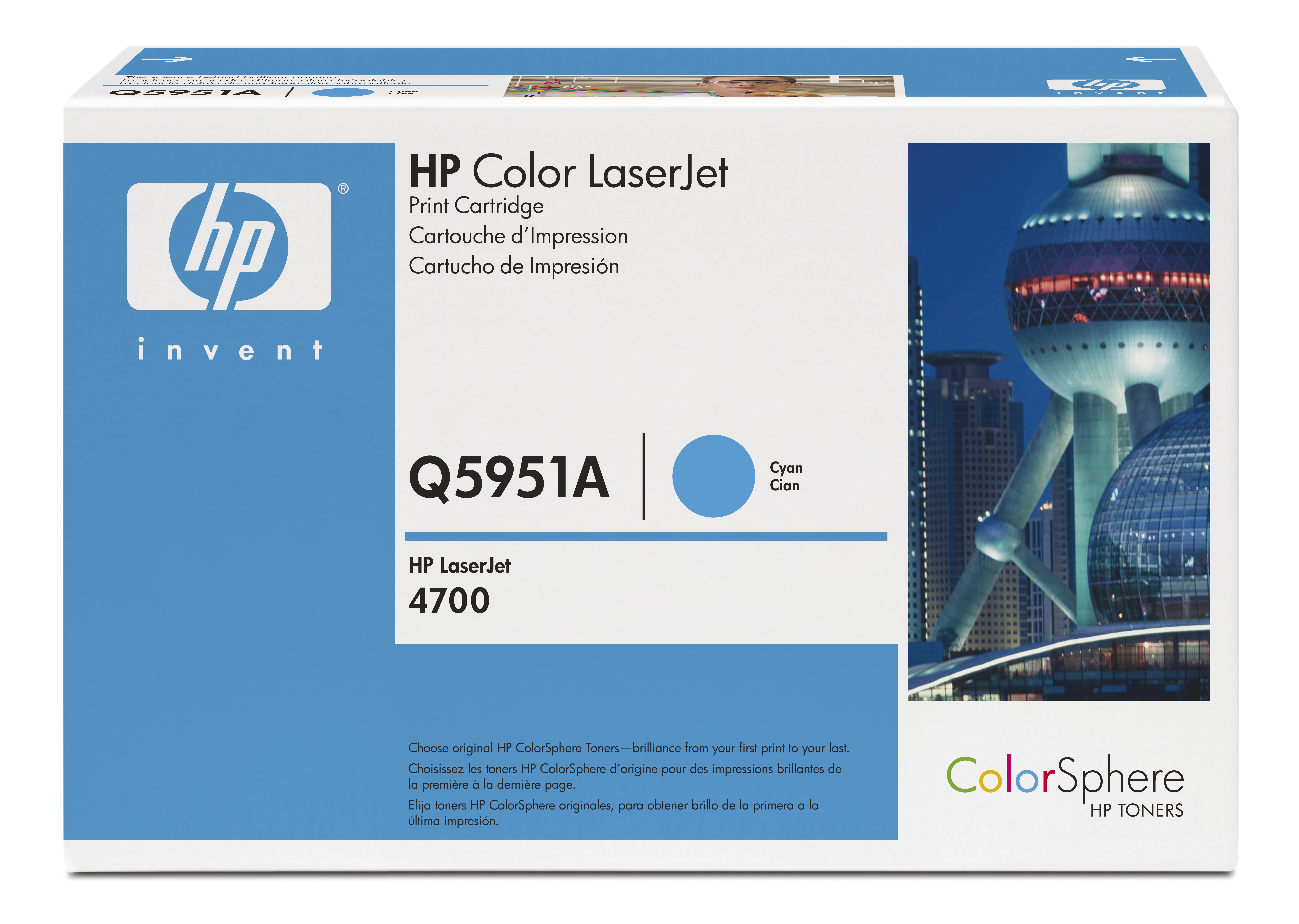 Toner HP 643A 10k cyan