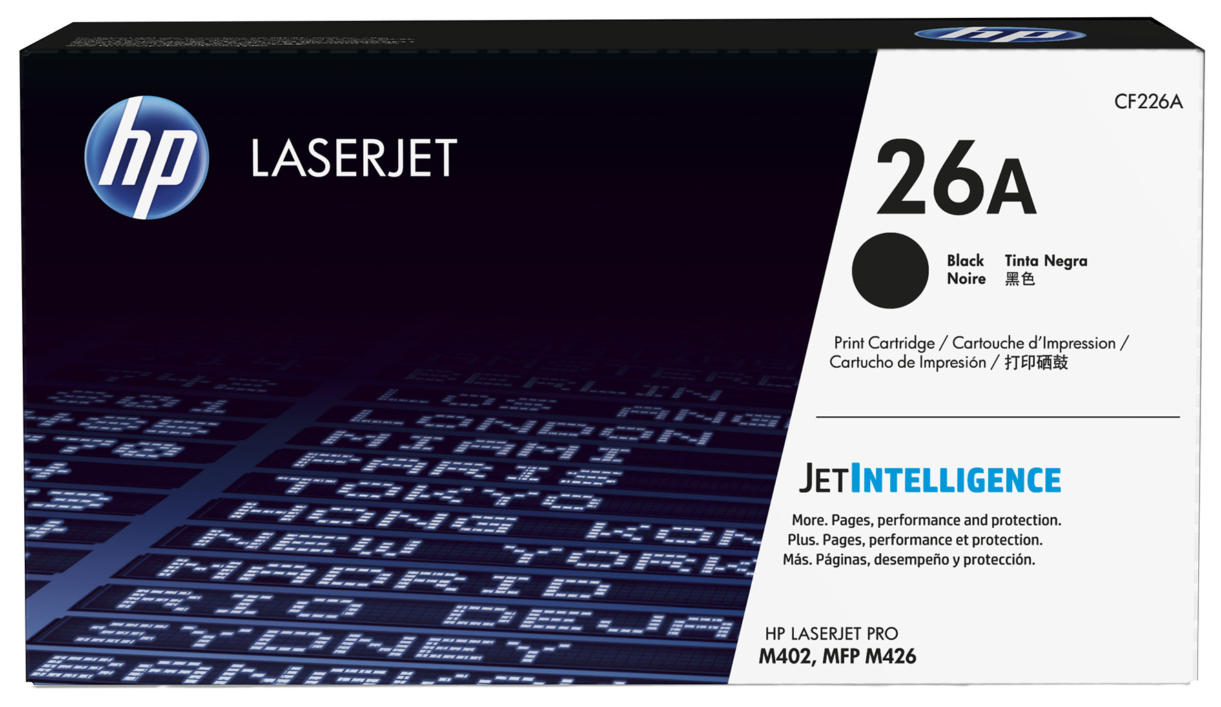 Toner HP 26A CF226A 3,1k Svart