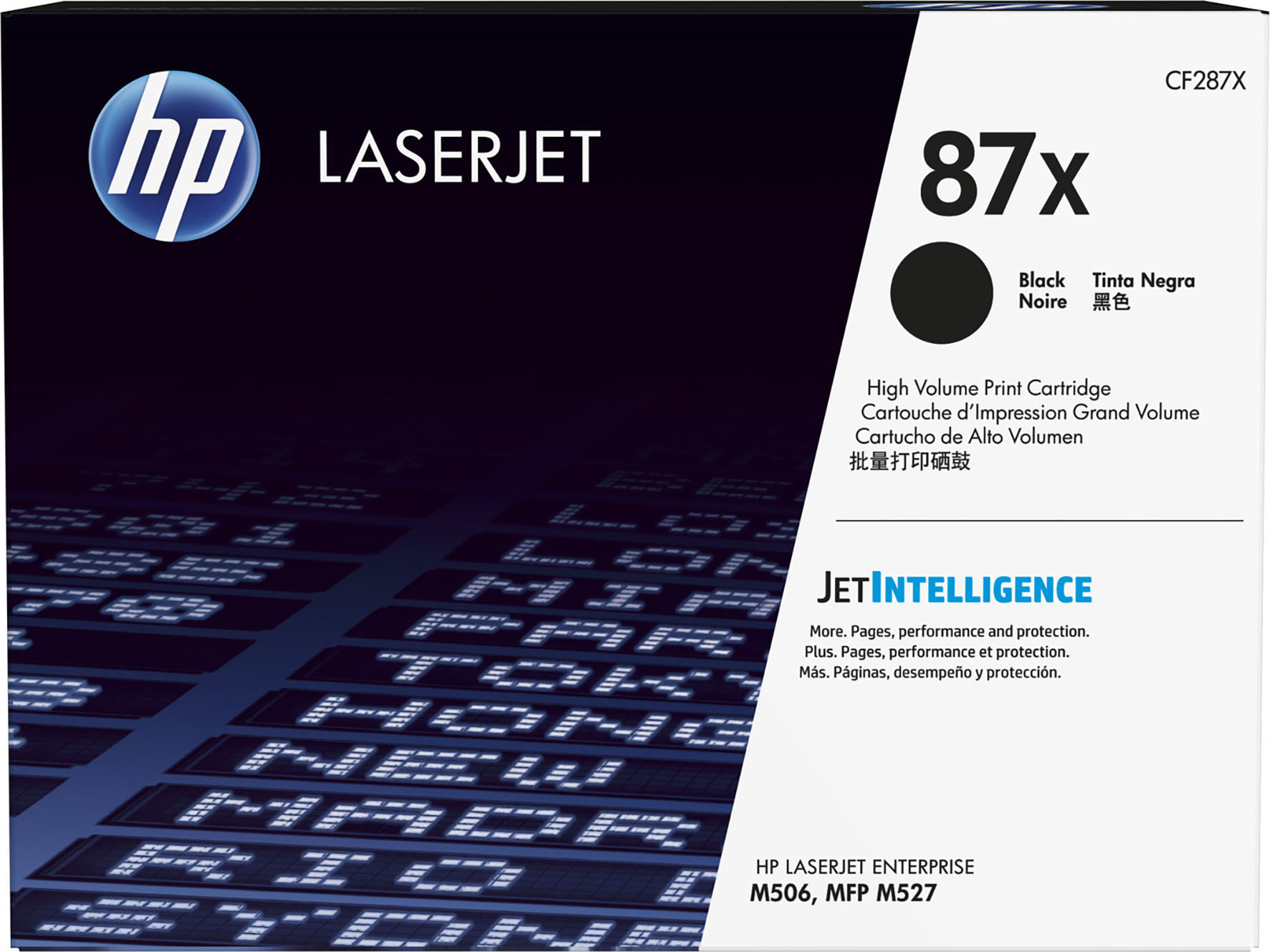 Toner HP 87X CF287X 18k svart