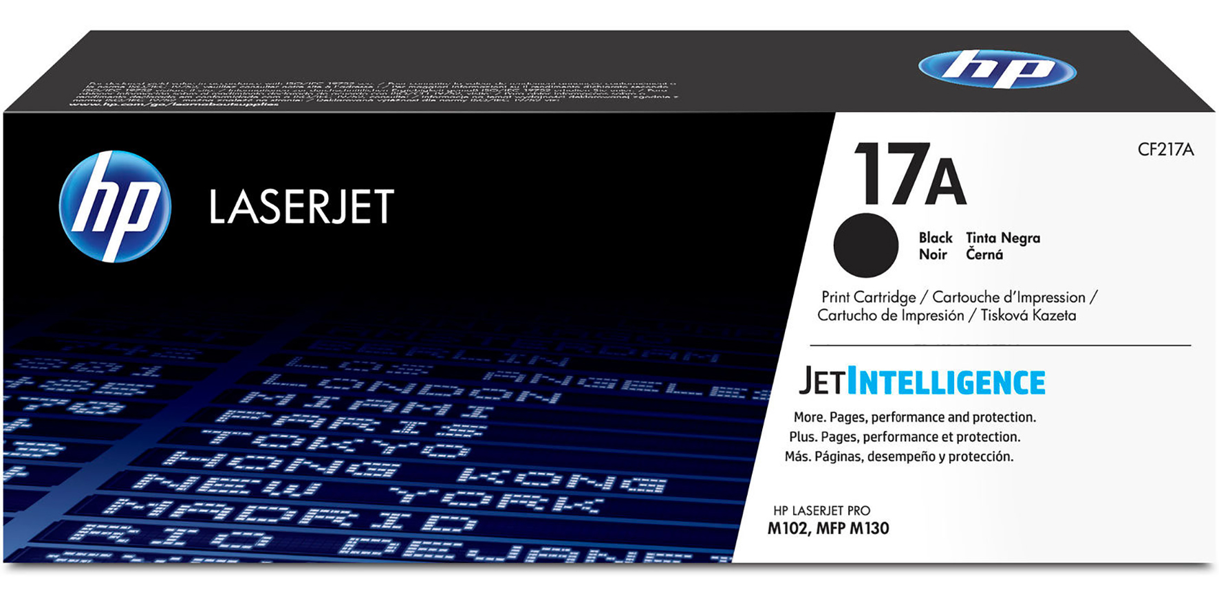 Toner HP 17A CF217A 1,6k Svart