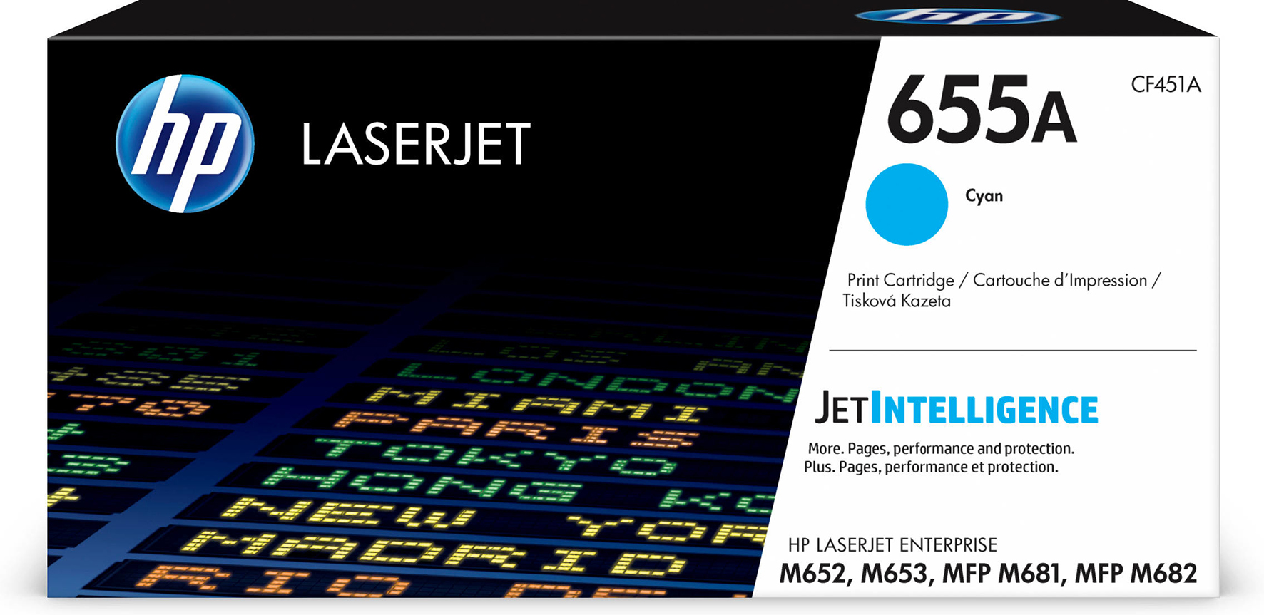 Toner HP 655A CF451A 10,5k cy