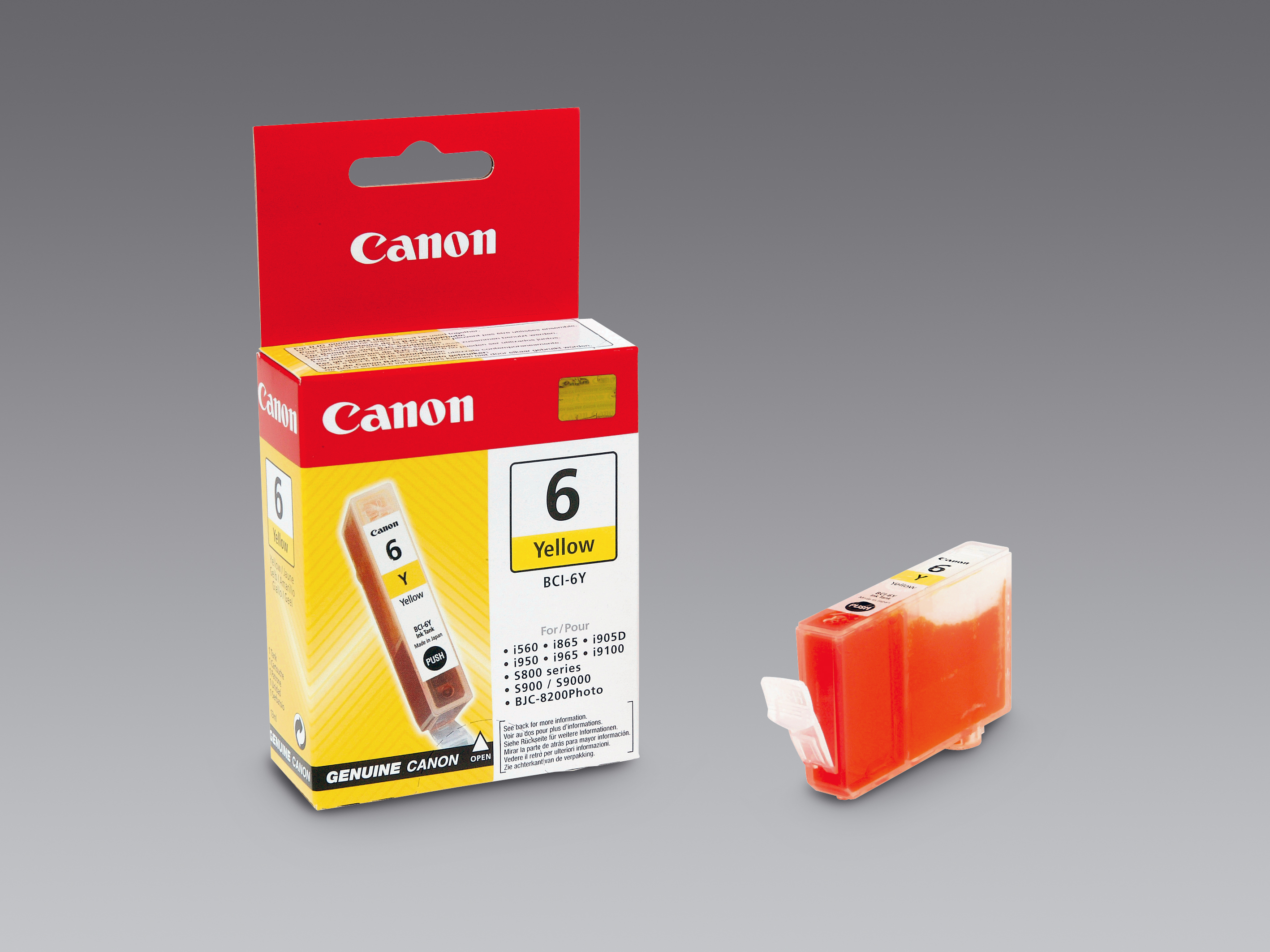 Bläckpatron Canon BCI-6Y gul