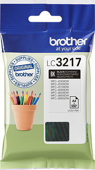 Bläck Brother LC-3217BK Svart