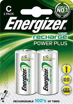 Batteri Laddb Energizer C 2/fp