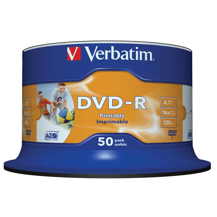DVD-R Verbatim Printable 50/fp - 2