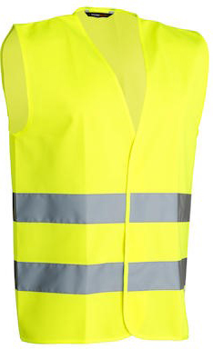 Reflexväst Klass 2 strl L Gul
