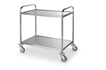 Trolley with 2 shelves
