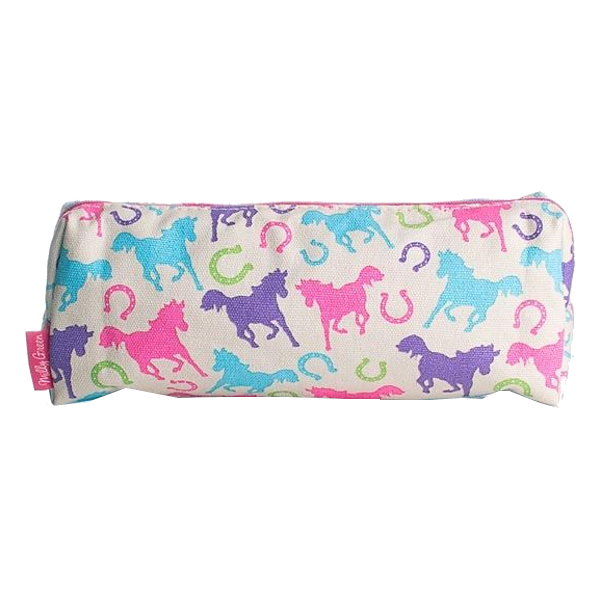 Pennfodral Milly Green Hästmotiv Playful Ponies