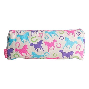 Pencil Case Milly Green Hästmotiv Playful Ponies