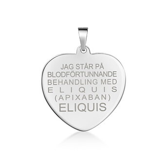 Eliquish-hjerte Ægte sølv