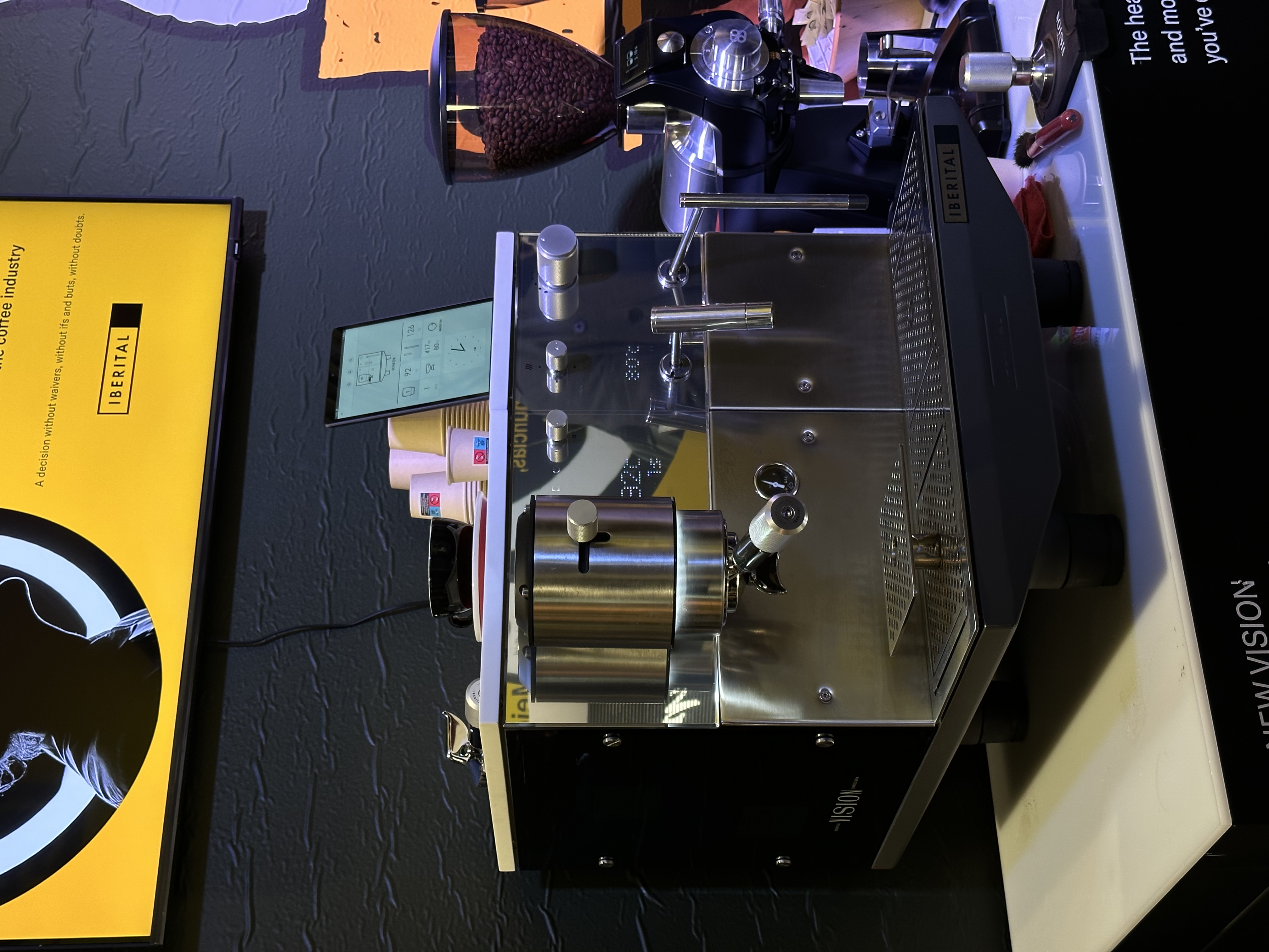 Iberital -VISION - Espressomaskin - GLASS - 1 gruppmodell - 5