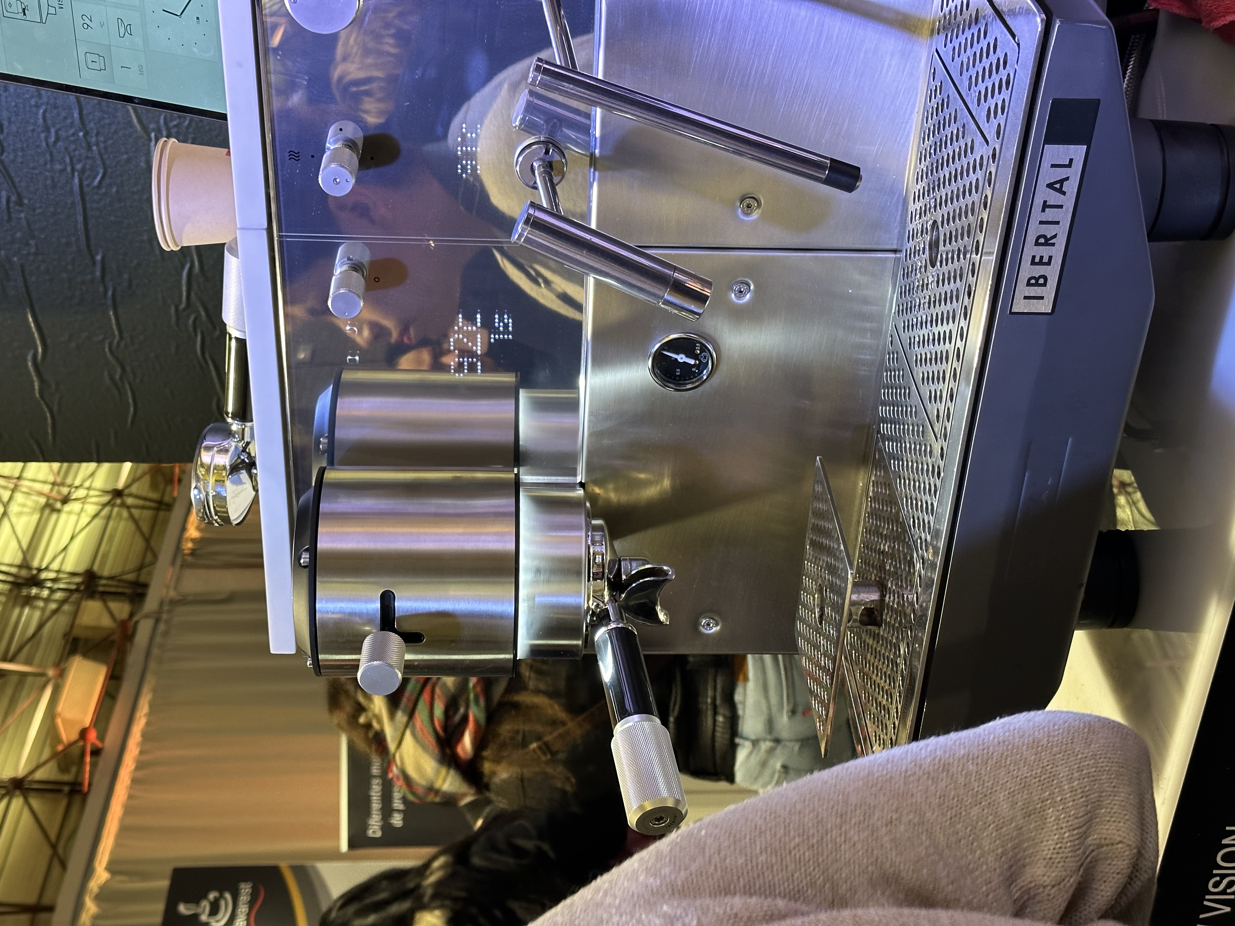 Iberital -VISION - Espressomaskin - GLASS - 1 gruppmodell - 4