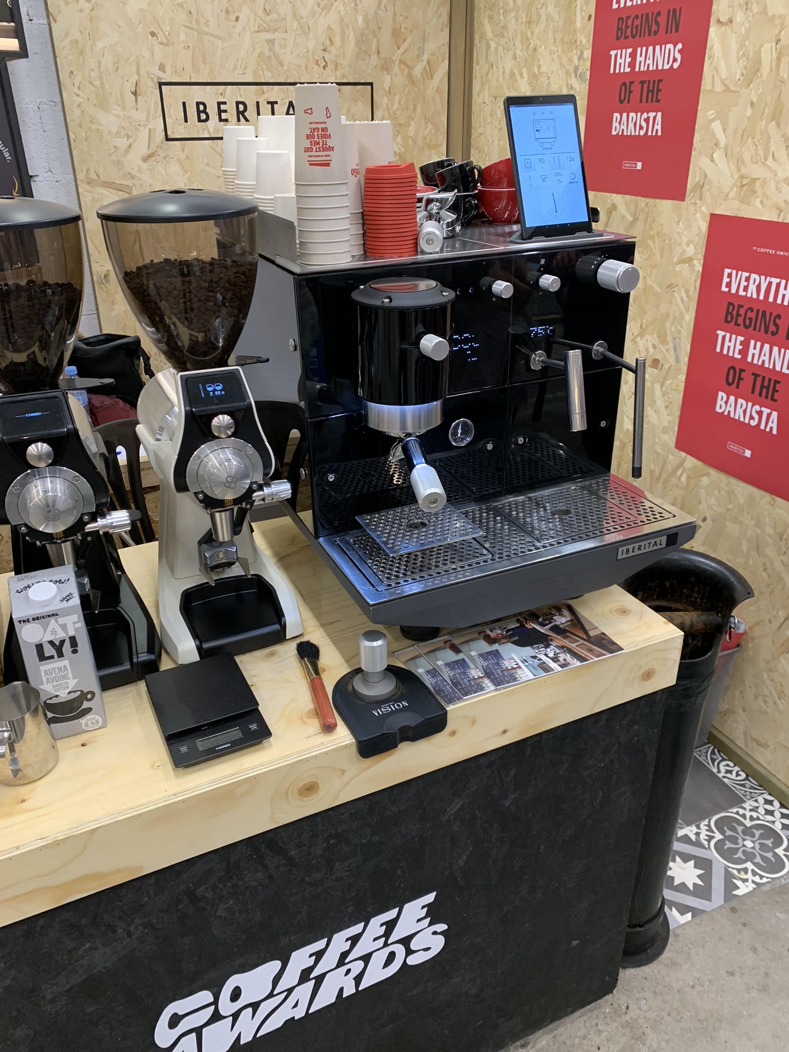 Iberital -VISION - Espressomaskin - GLASS - 1 gruppmodell - 6