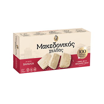 MAKEDONIKOS, chalvas 400g, vanilla,