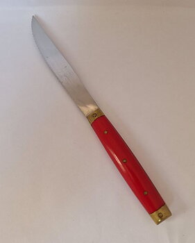 Melron style red knife