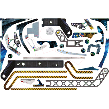 Alien - Komplett plastset  - Pinball Brothers