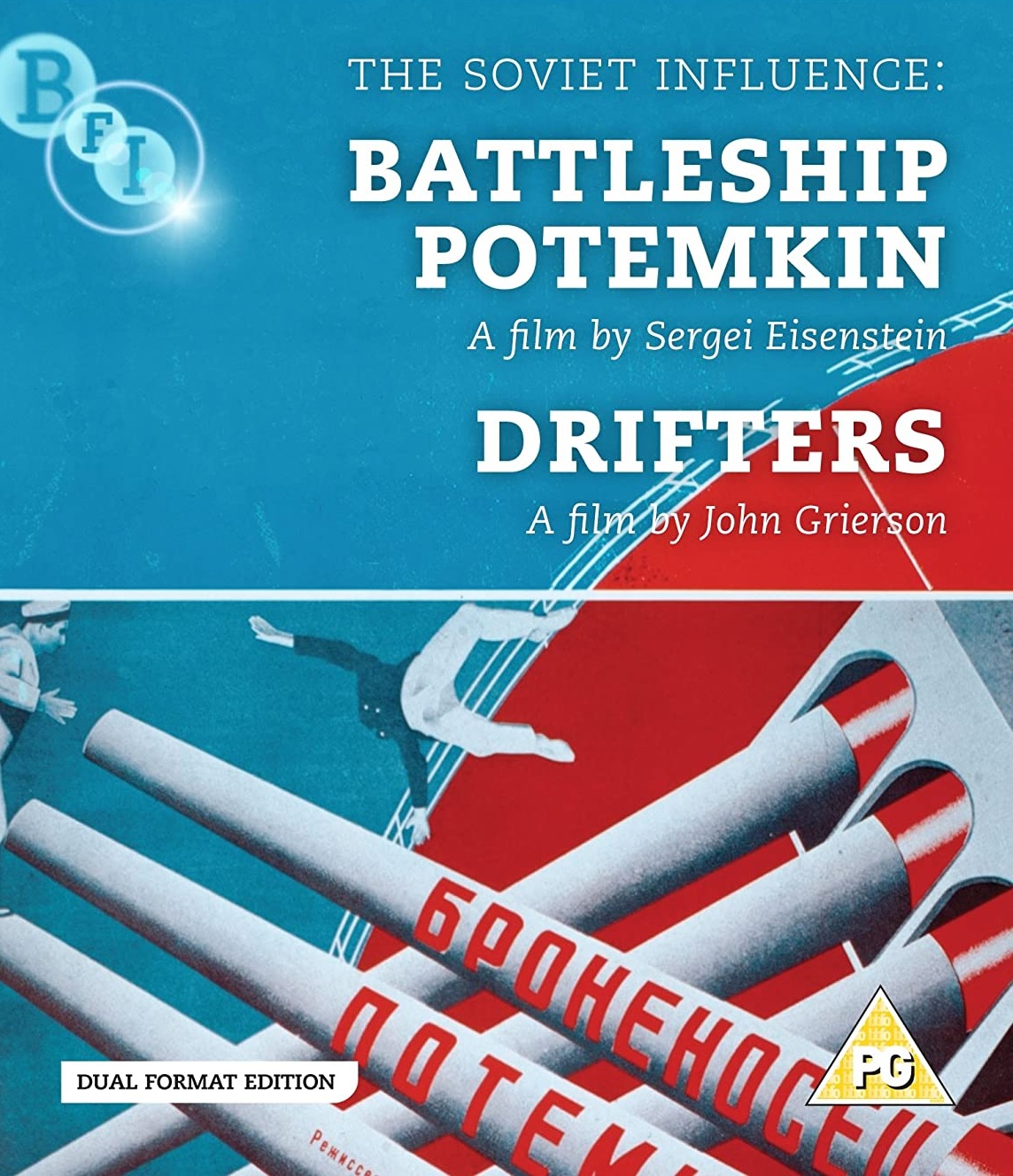 Battleship Potemkin / Drifters (ej svensk text) (Blu-ray + DVD)