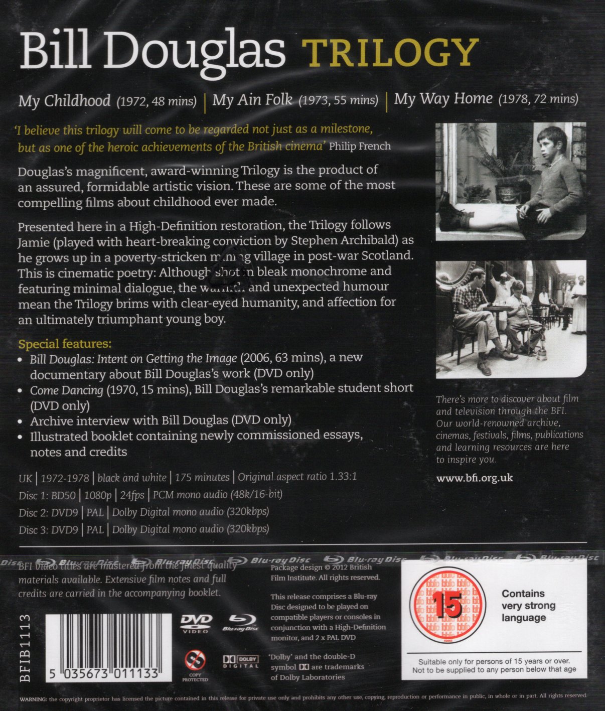 Bill Douglas Trilogy (ej svensk text) (Blu-ray + DVD) - 2