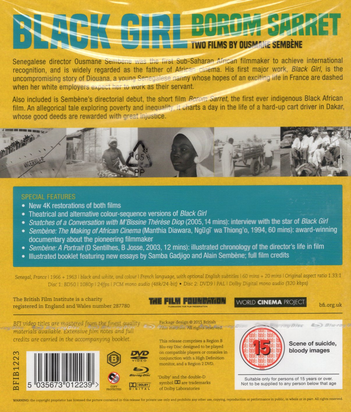 Black Girl / Borom Sarret (ej svensk text) (Blu-ray + DVD) - 2