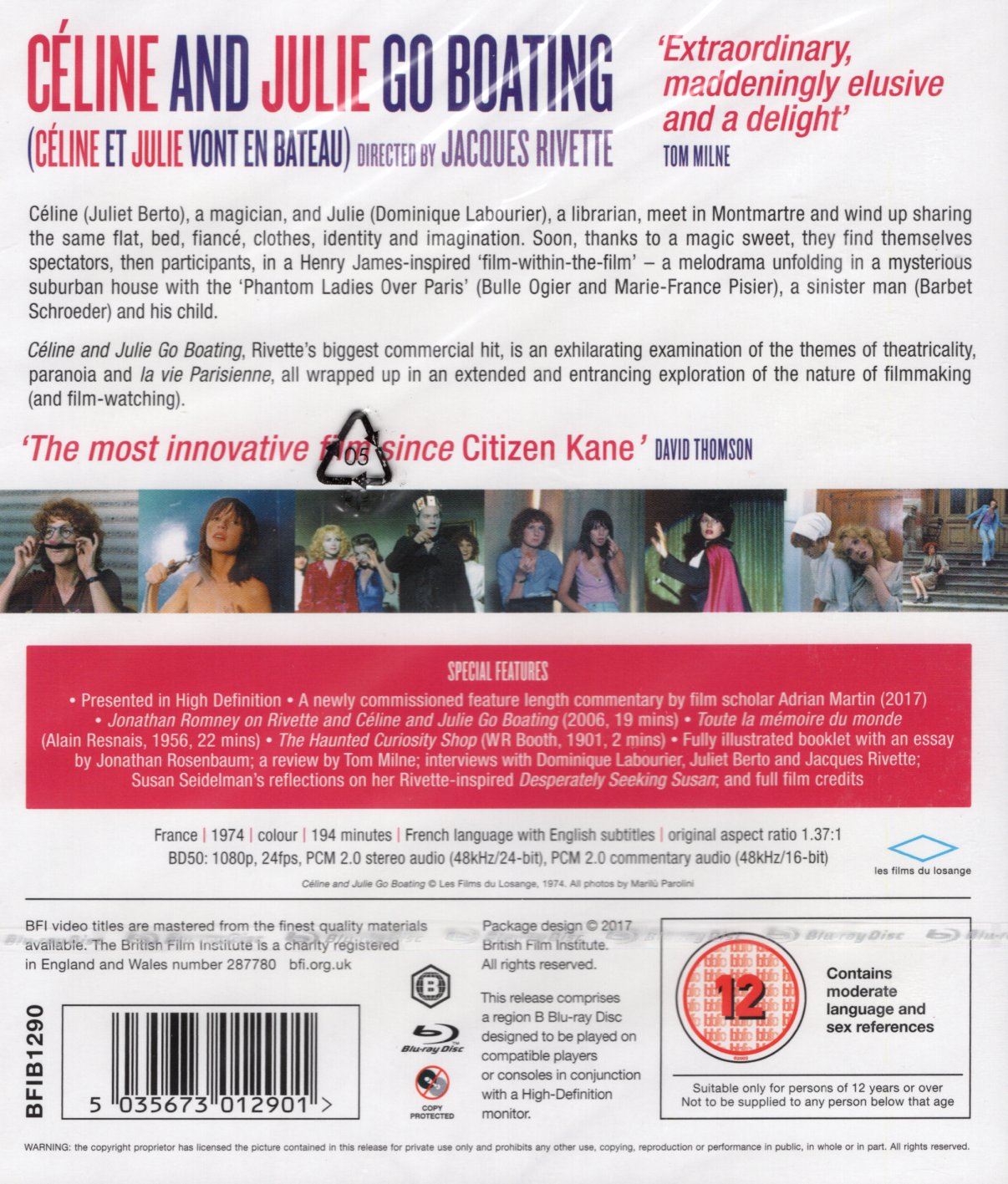 Celine And Julie Go Boating (ej svensk text) (Blu-ray) - 2