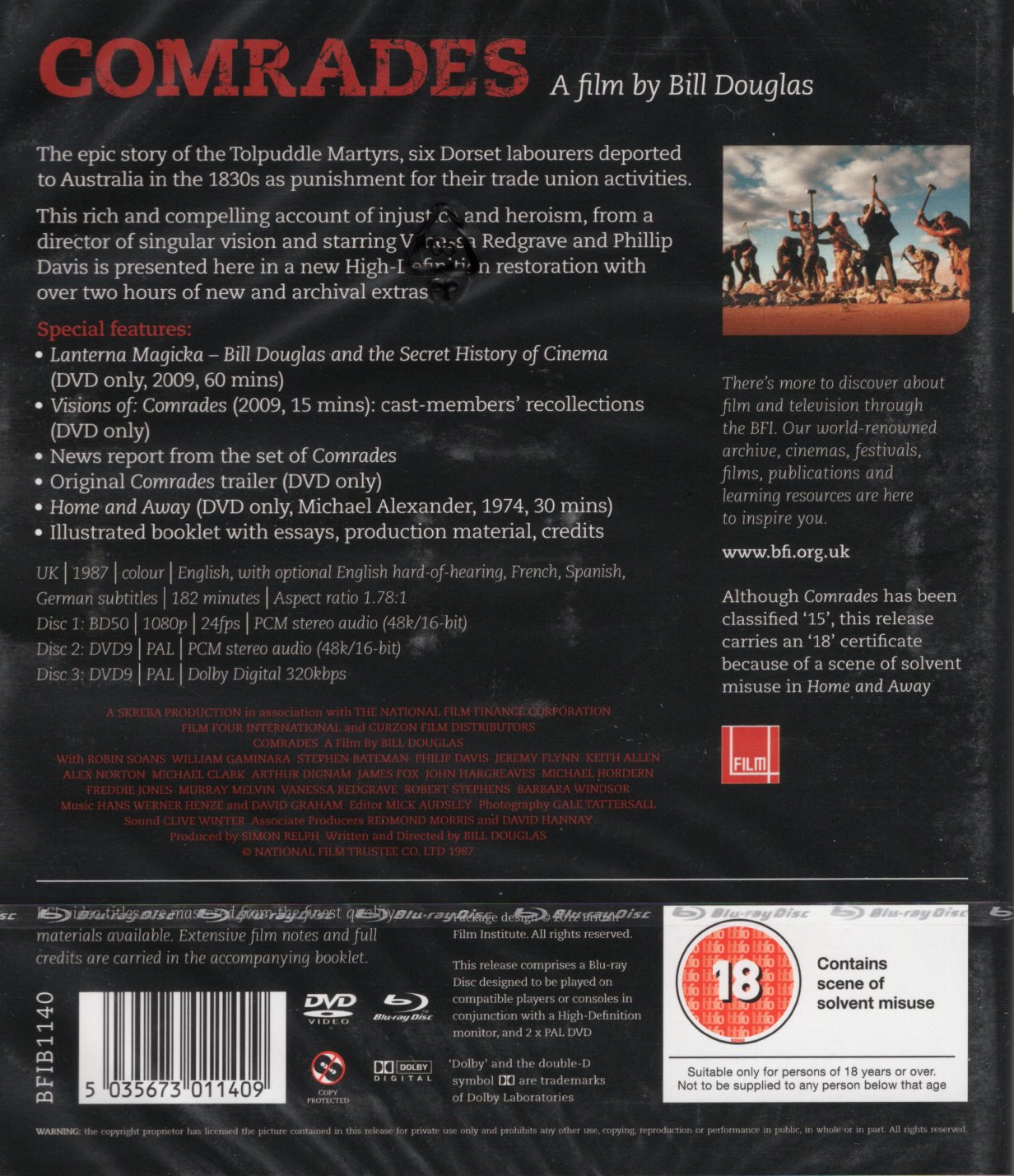 Comrades (ej svensk text) (Blu-ray + DVD) - 2