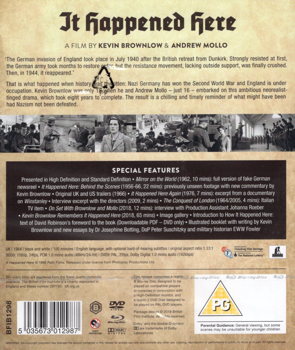It Happened Here (ej svensk text) (Blu-ray + DVD) - 2