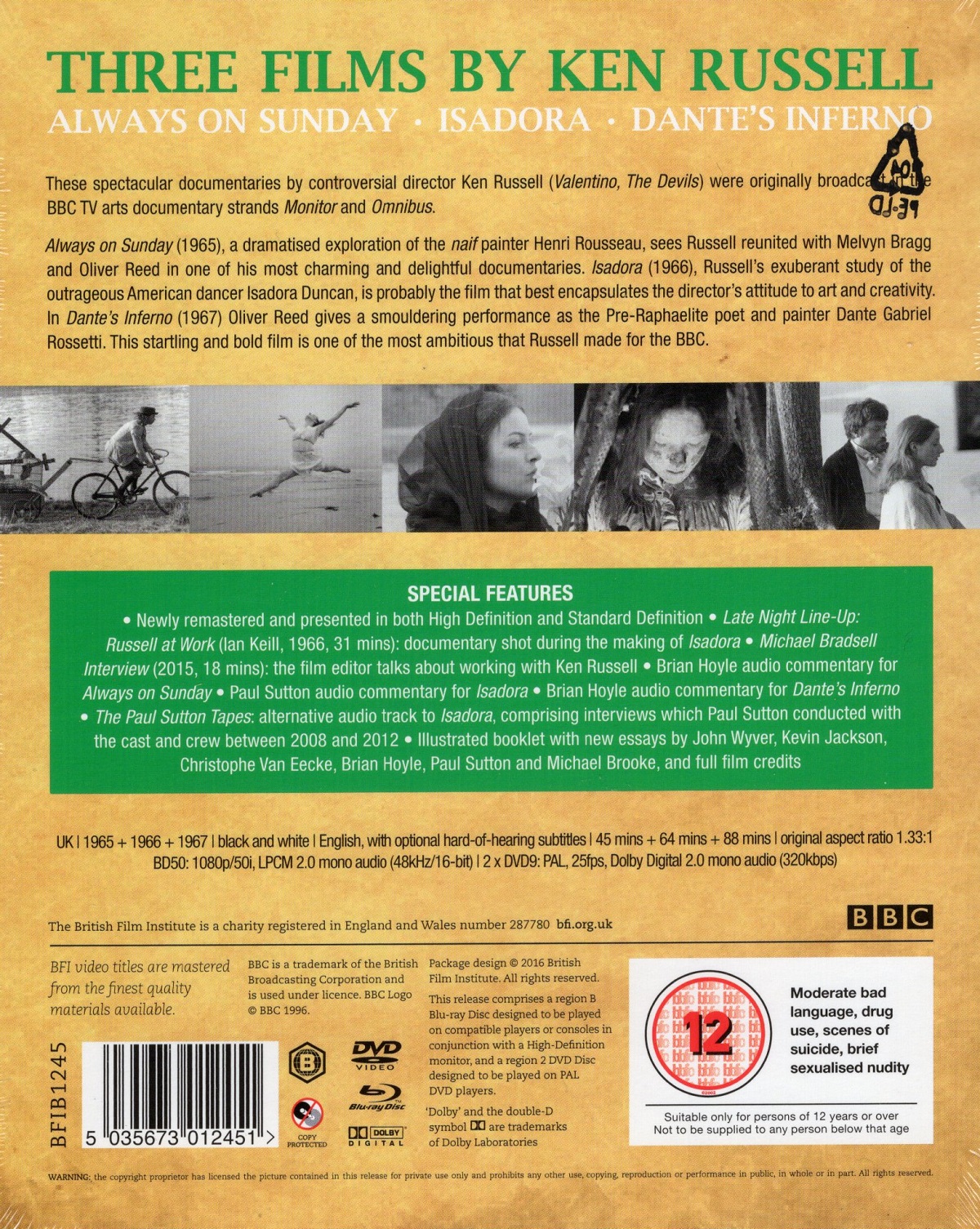 Ken Russell - Great Passions (ej svensk text) (Blu-ray + DVD) - 2