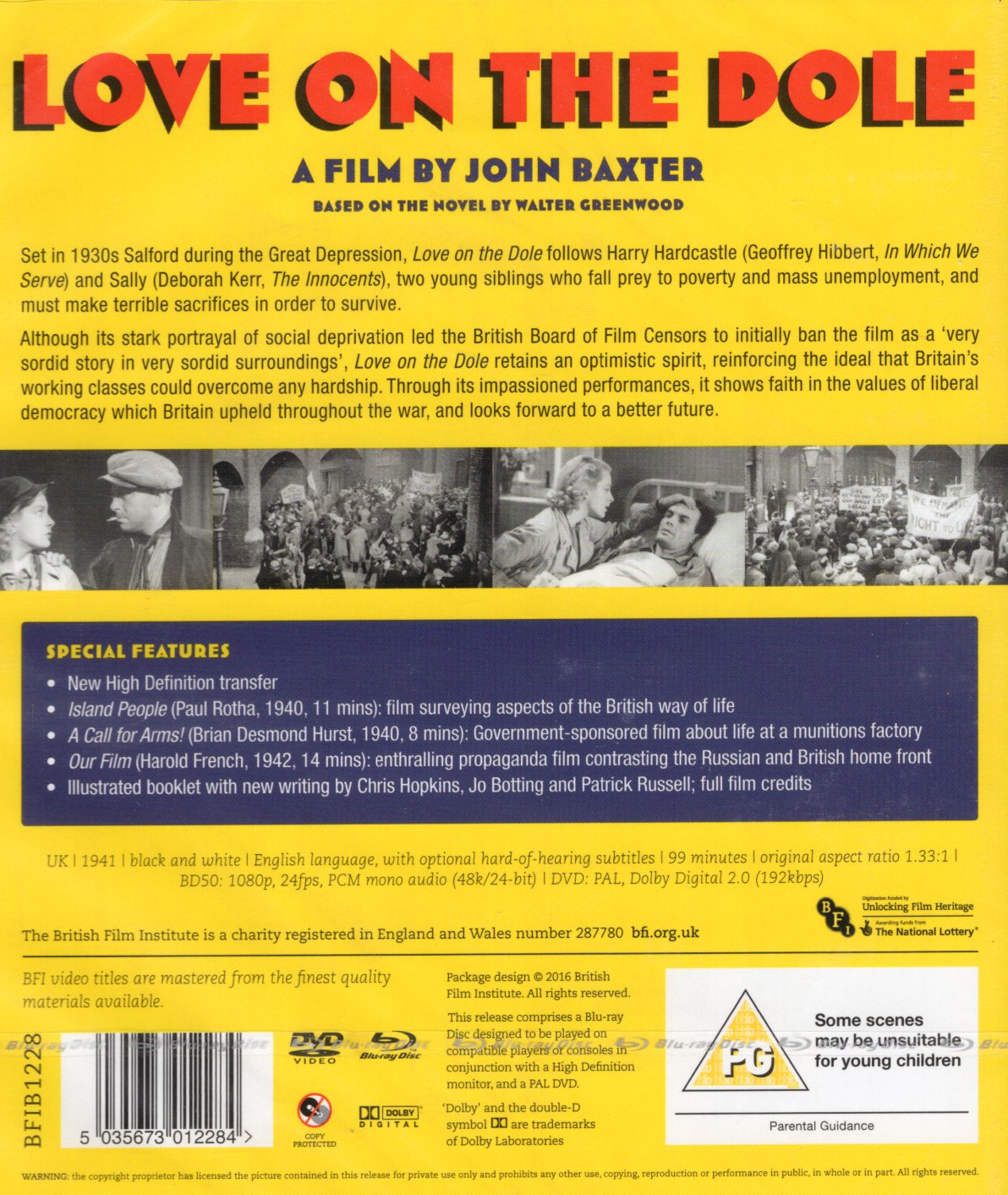 Love On the Dole (ej svensk text) (Blu-ray + DVD) - 2