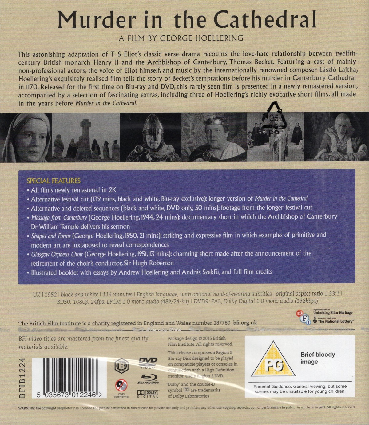 Murder In the Cathedral (ej svensk text) (Blu-ray + DVD) - 2