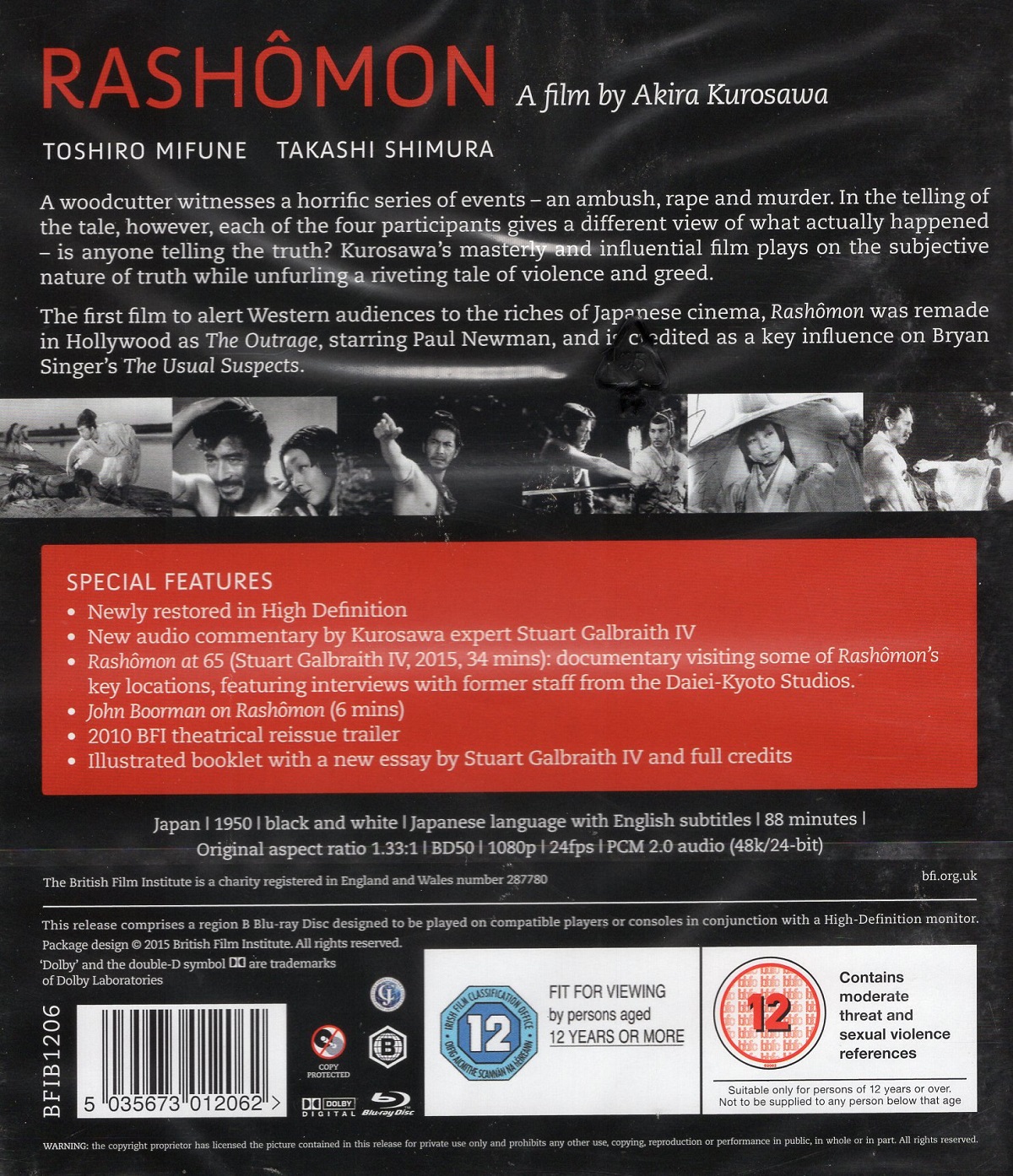 Rashomon (ej svensk text) (Blu-ray) - 2