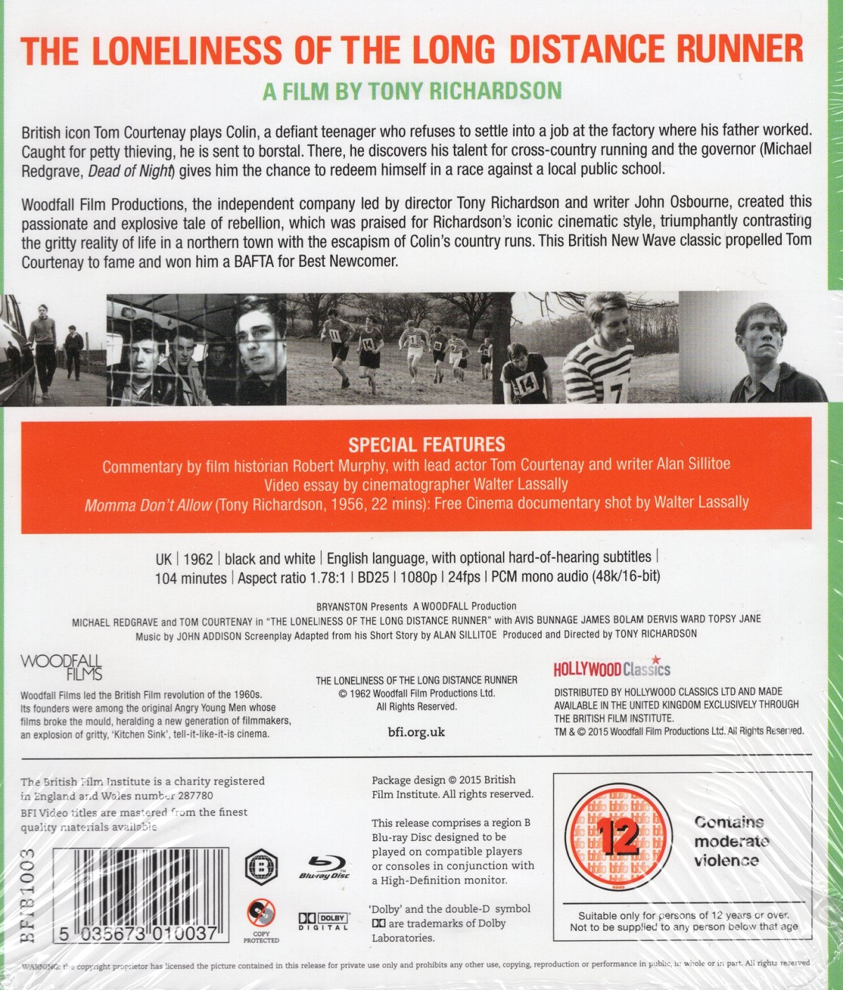 Loneliness Of the Long Distance Runner (ej svensk text) (Blu-ray) - 2