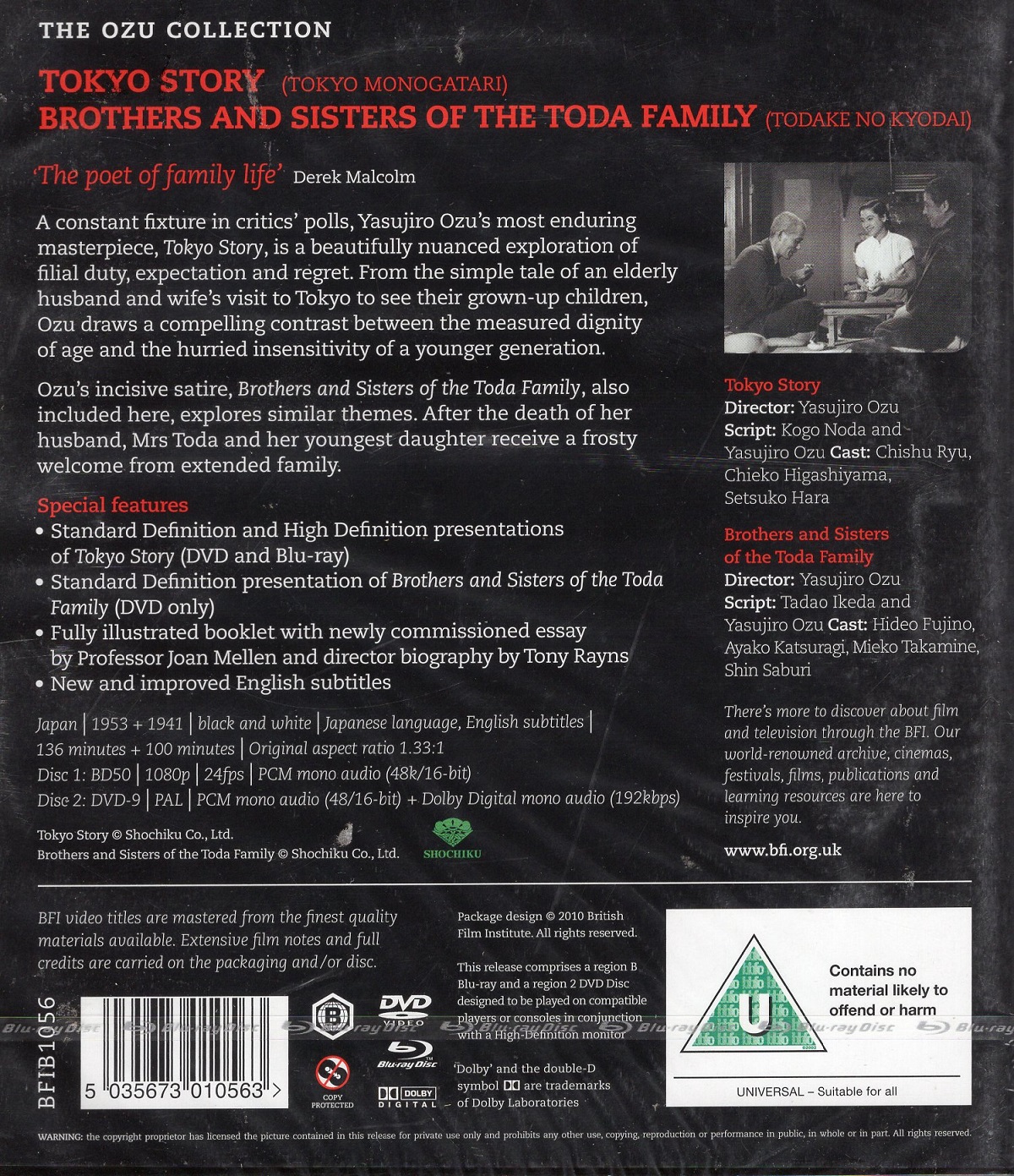 Tokyo Story (ej svensk text) (Blu-ray + DVD) - 2