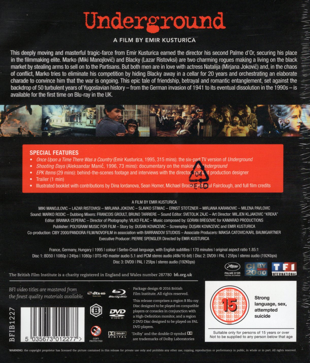 Underground (ej svensk text) (Blu-ray) - 2