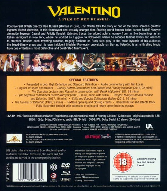 Valentino (ej svensk text) (Blu-ray + DVD) - 2