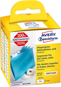 Etikett Avery 50x12 220/fp