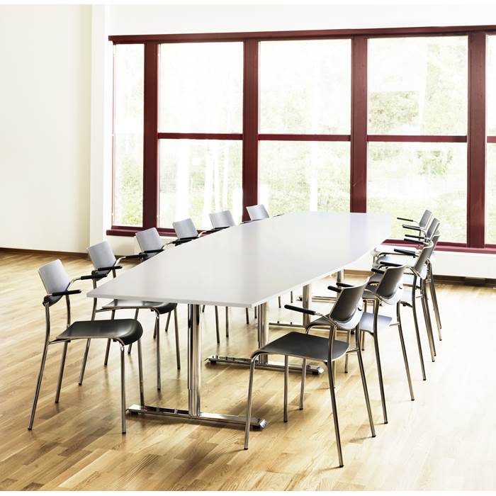 Konferensbord 560x120x80cm vit - 2