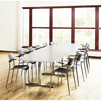 Konferensbord 560x120x80cm vit