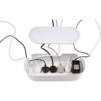 Kabelbox stor vit