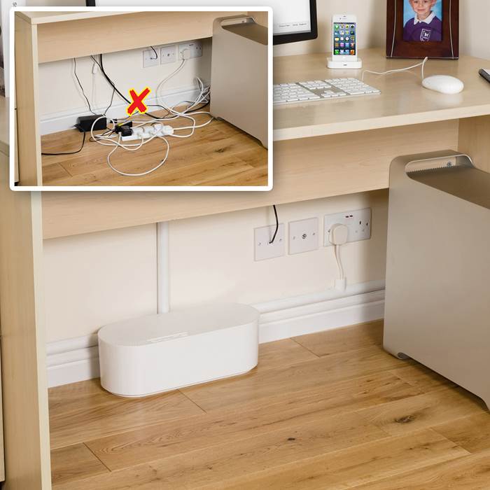 Kabelbox liten vit - 3
