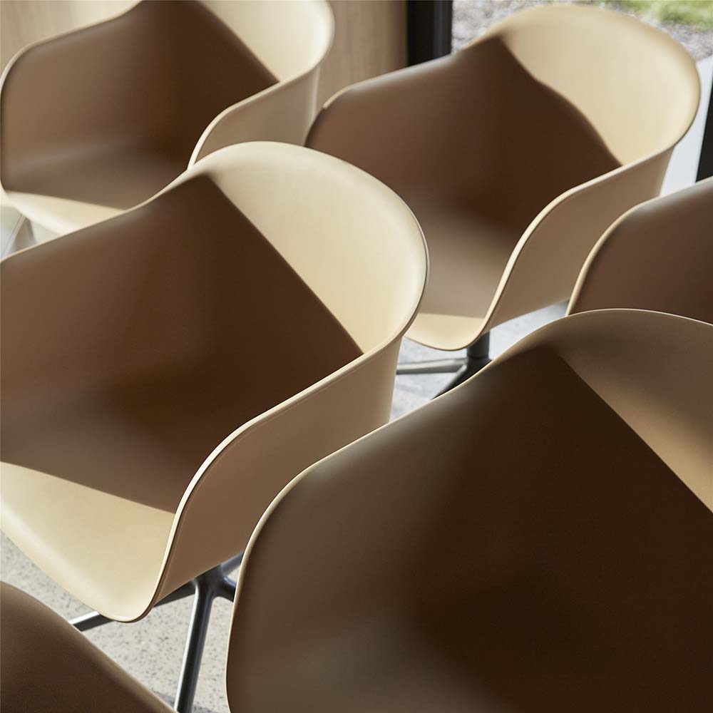 Fiber Armchair Swivel Base  - 4
