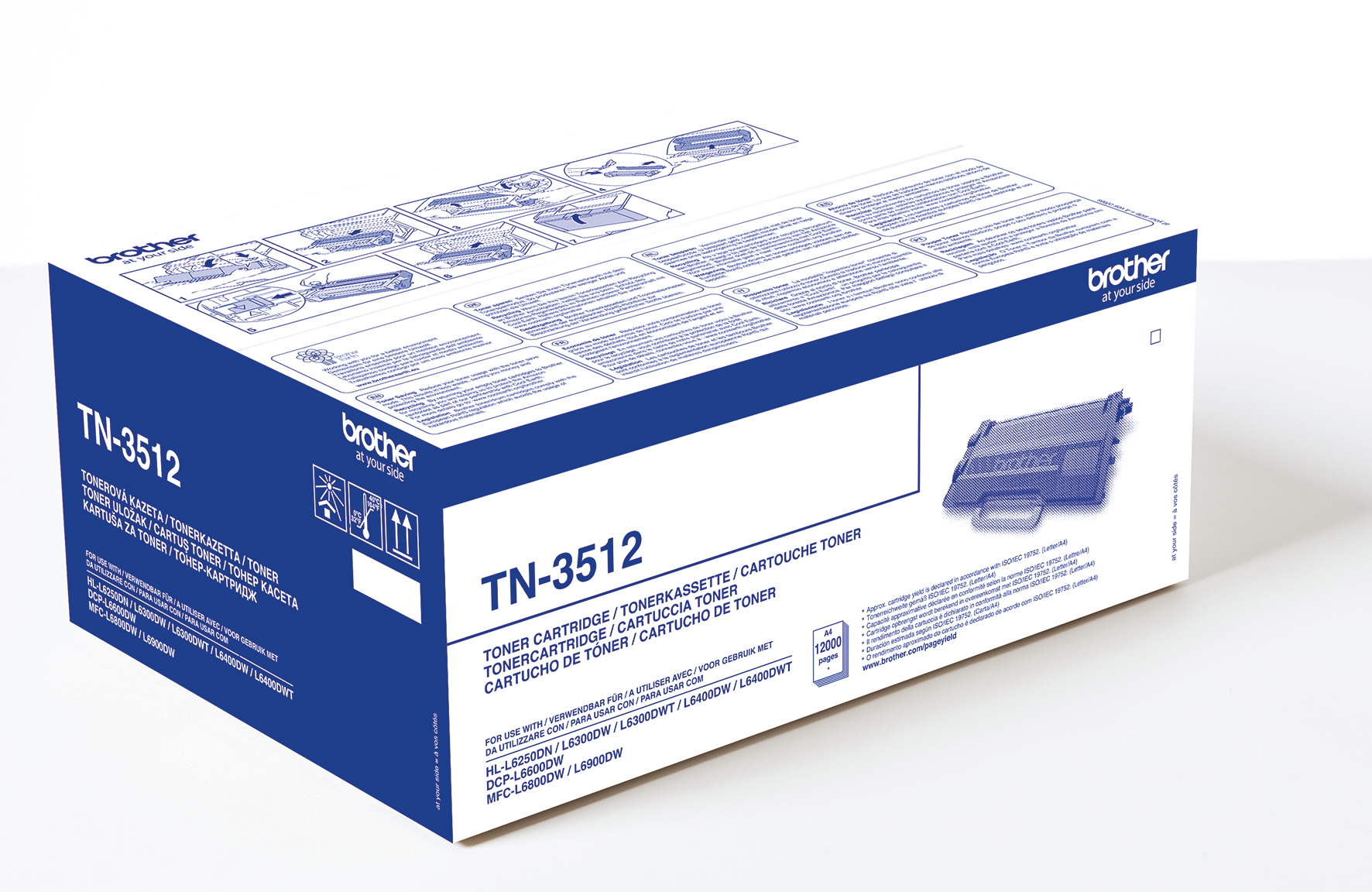 Toner Brother TN3512 12k svart - 2