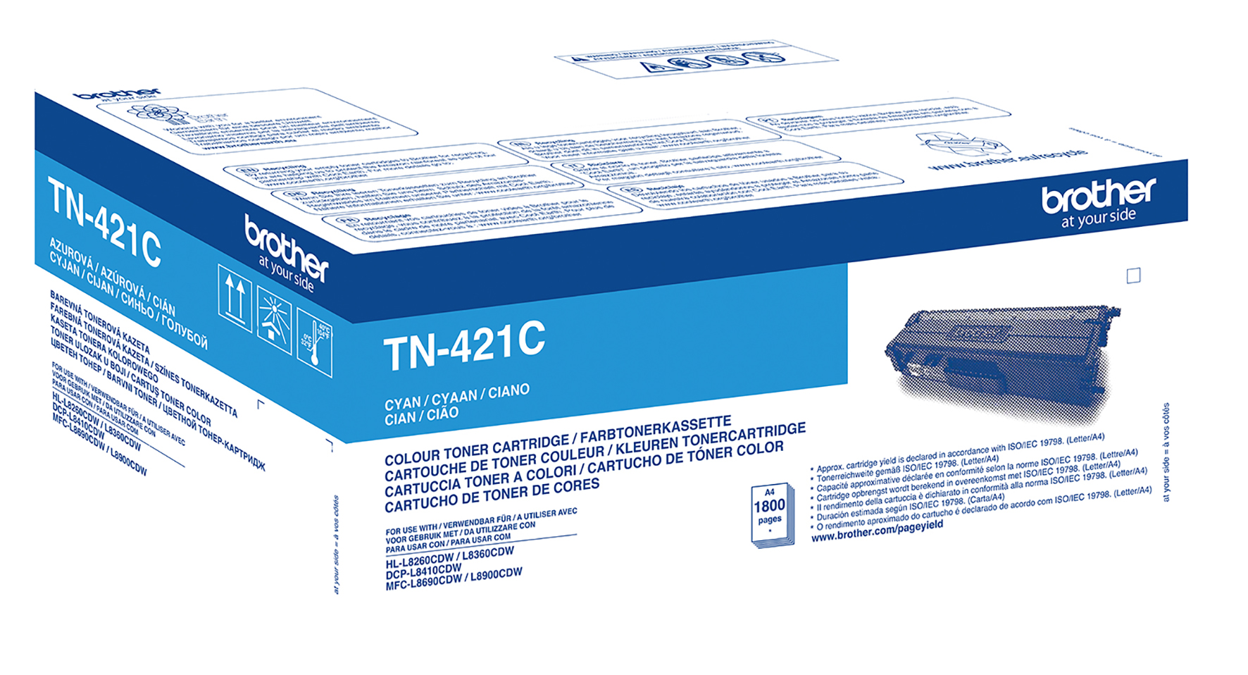 Toner Brother TN421C 1,8k cyan - 2
