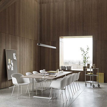 Fiber Armchair Tube Base 