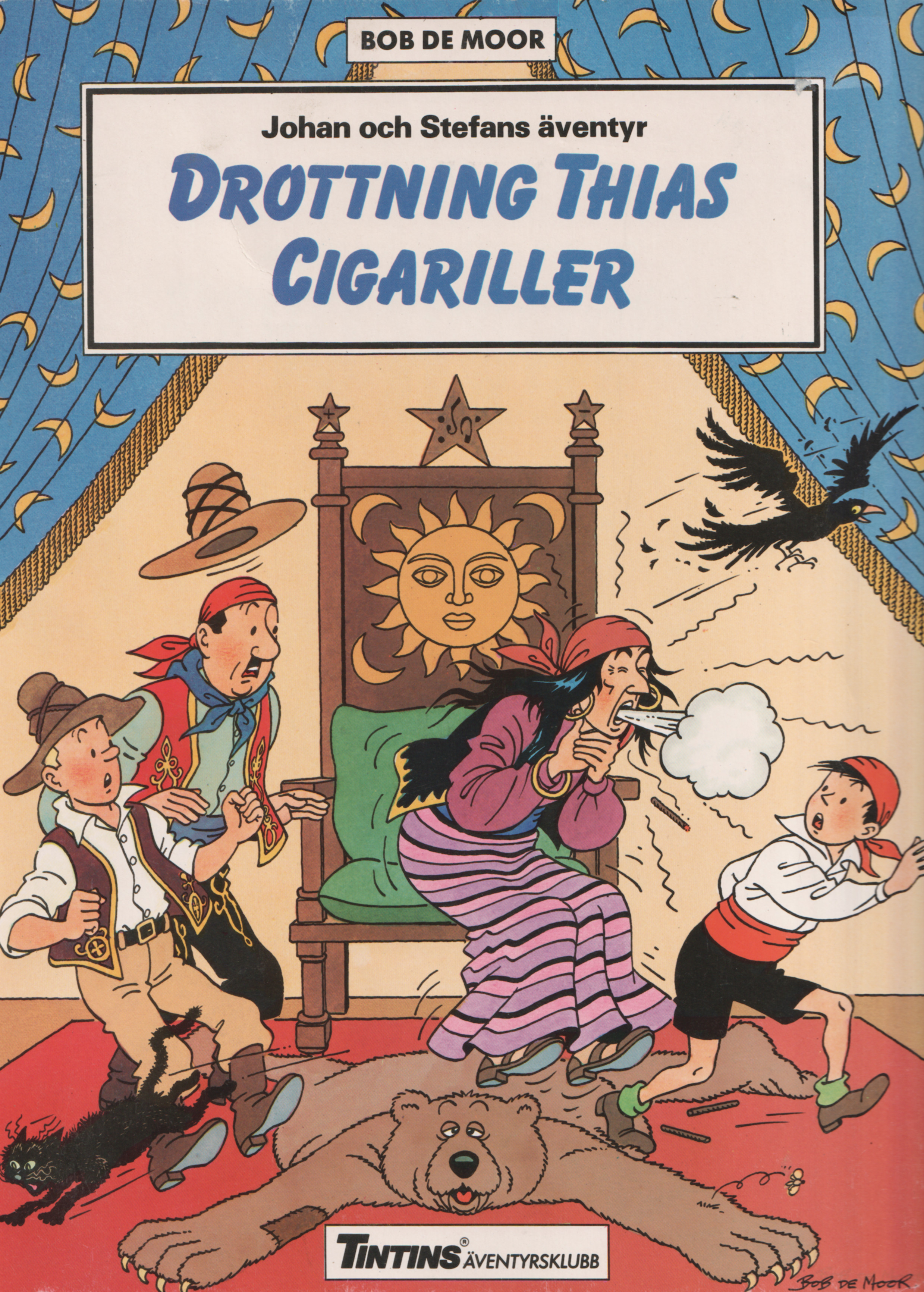 Tintins äventyrsklubb 68, Johan och Stefans äventyr 2, Drottning Thias Cigariller, begagnad