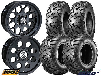 ATV Däck på fälg 27" Obor Howler på 14" Fälg