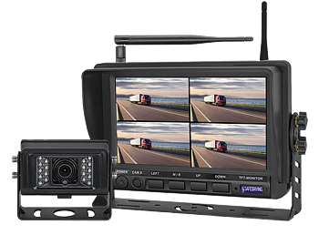 Camera system 7 inch 1080P TD incl. camera 23311-C QUAD 4CH