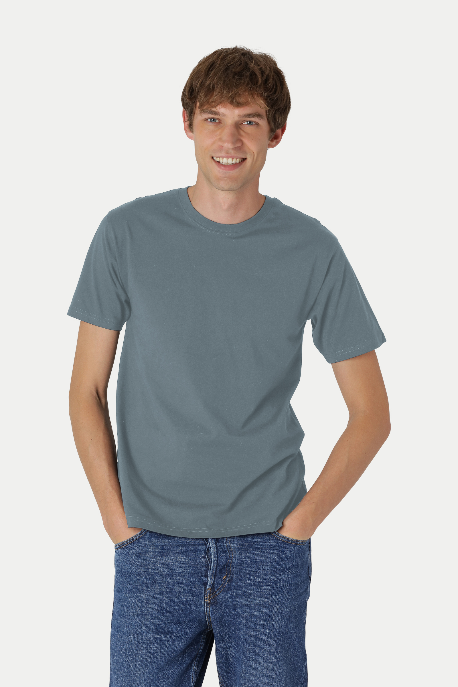 10-pack T-shirt Klassisk Premium 185 gsm - Herr - Neutral - Fairtrade & EKO, GOTS - Välj på 25 olika färger - 24